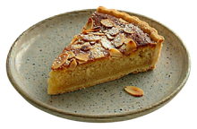 Tranche Tarte Amande